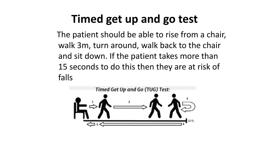 timed get up and go test