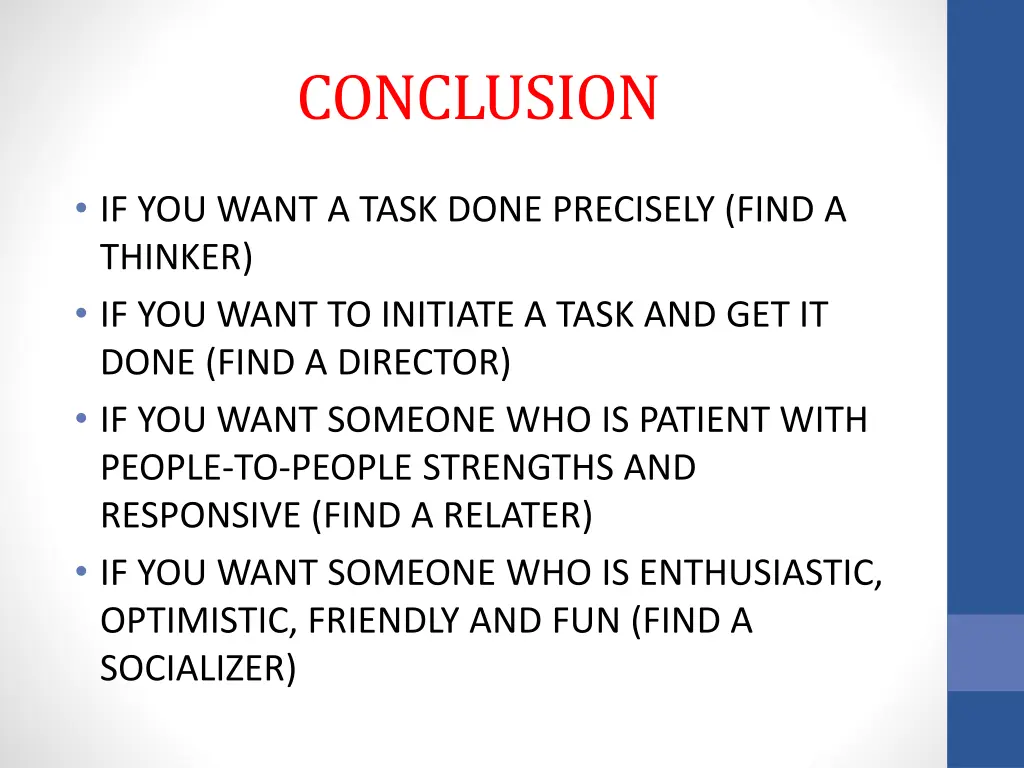 conclusion