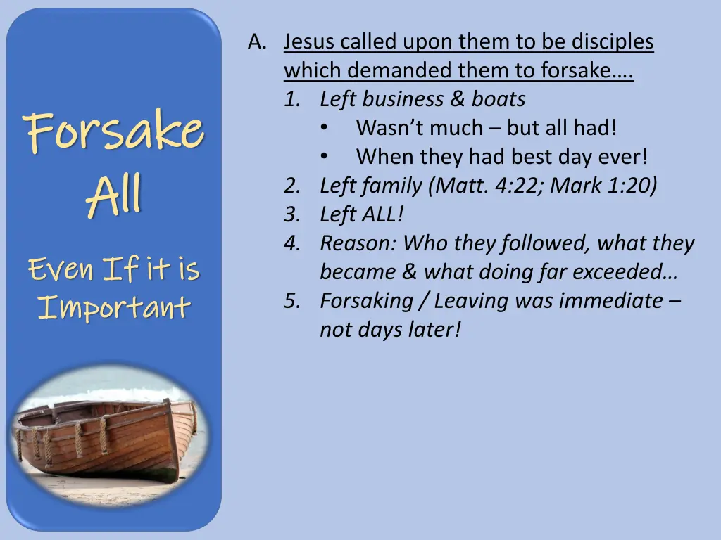 a jesus called upon them to be disciples which