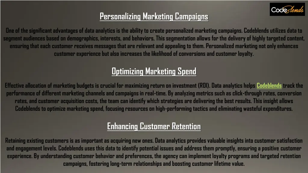 personalizing marketing campaigns