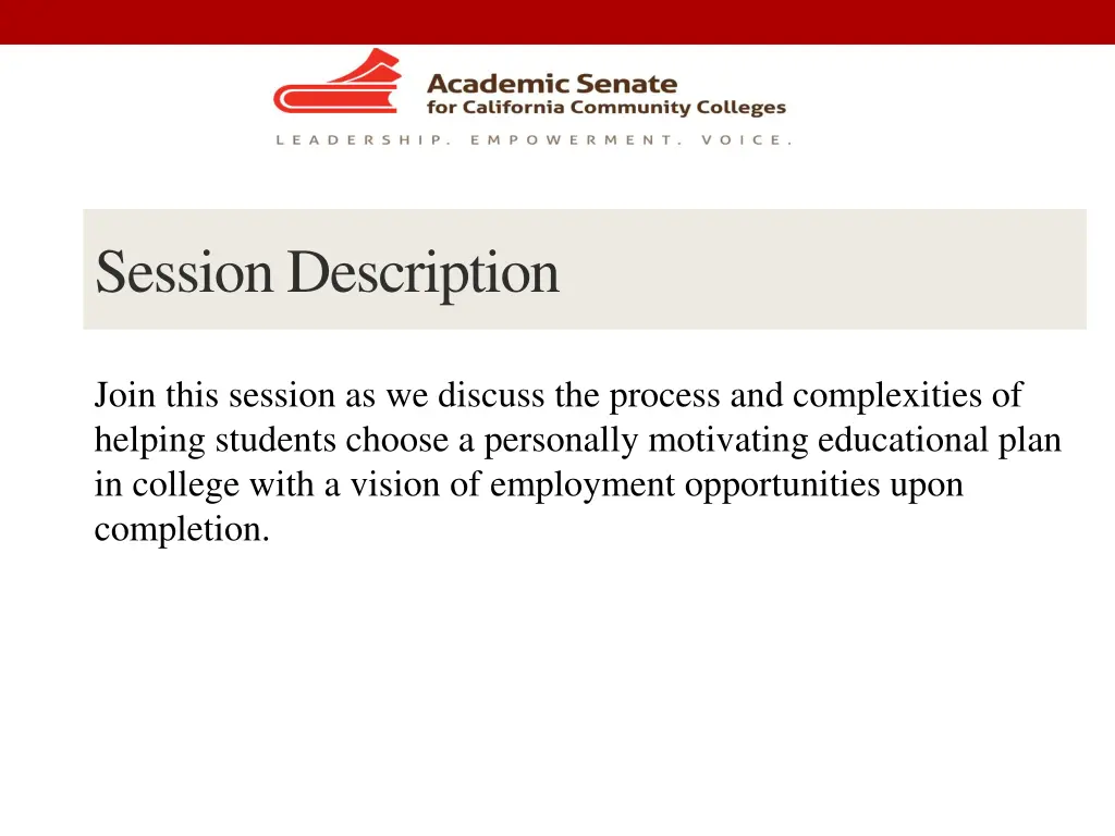 session description