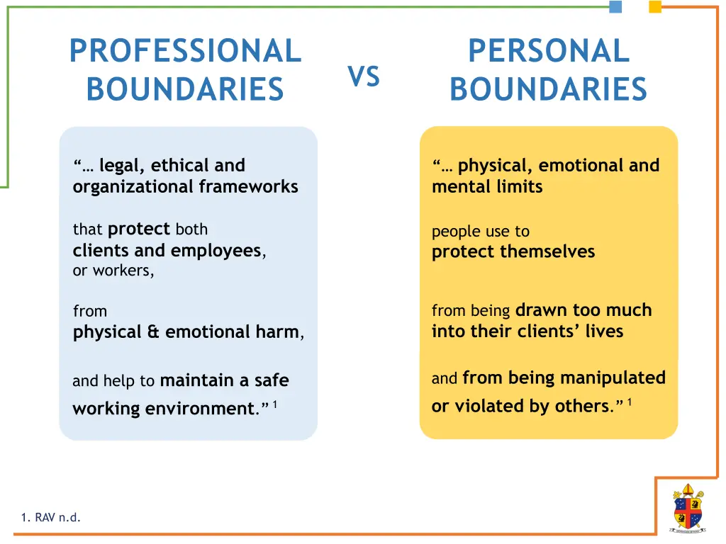 personal boundaries