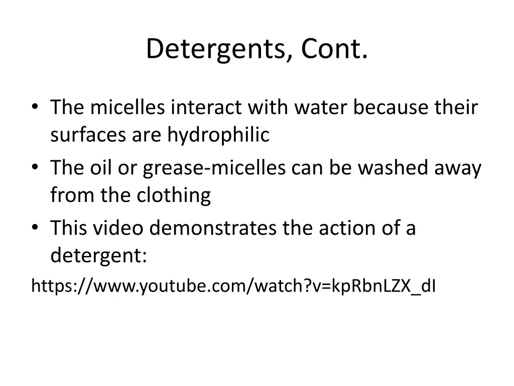 detergents cont