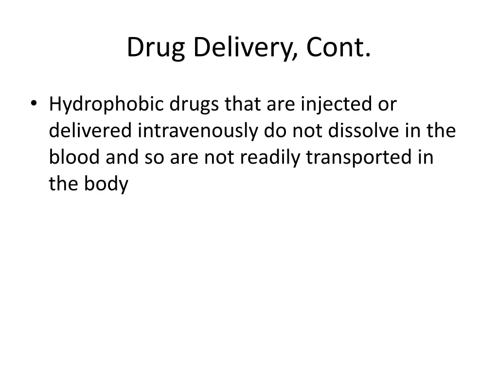 drug delivery cont