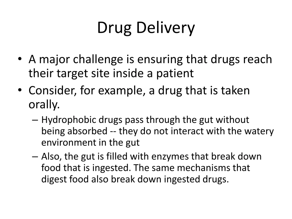 drug delivery