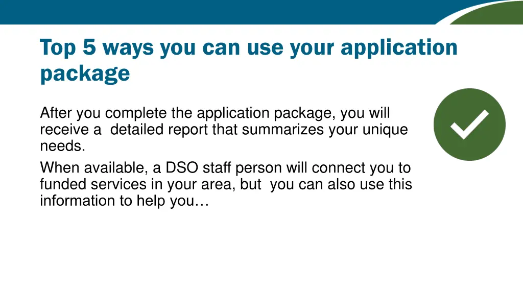 top 5 ways you can use your application package