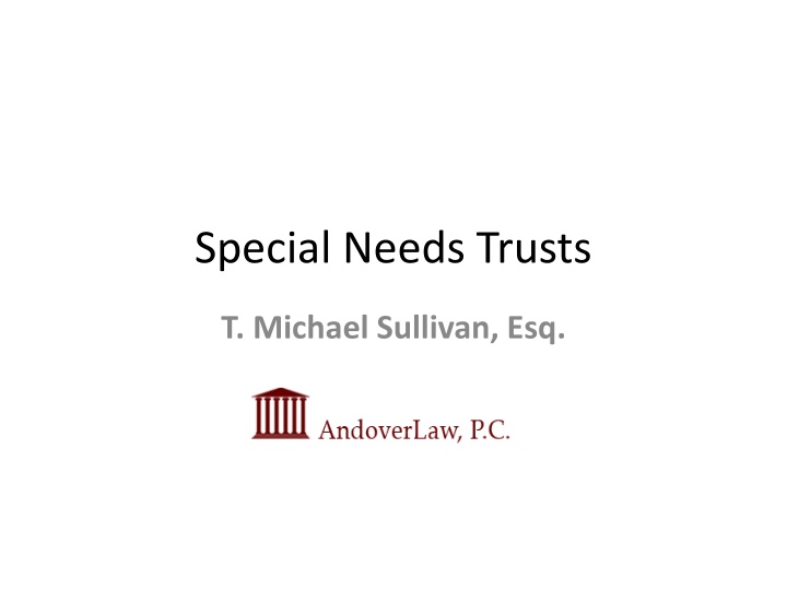 special needs trusts