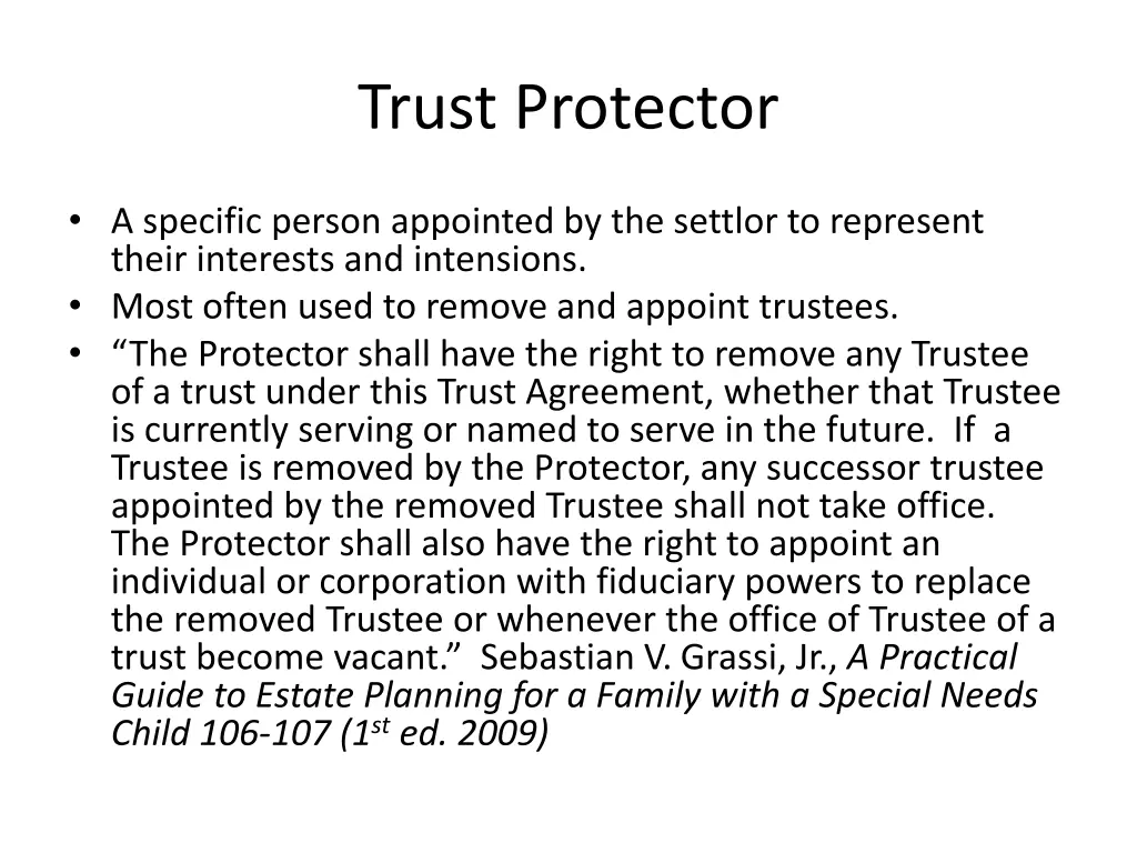 trust protector