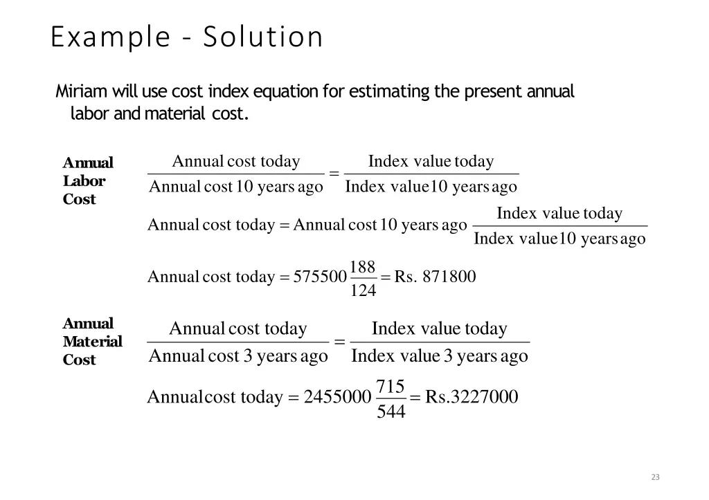 example solution