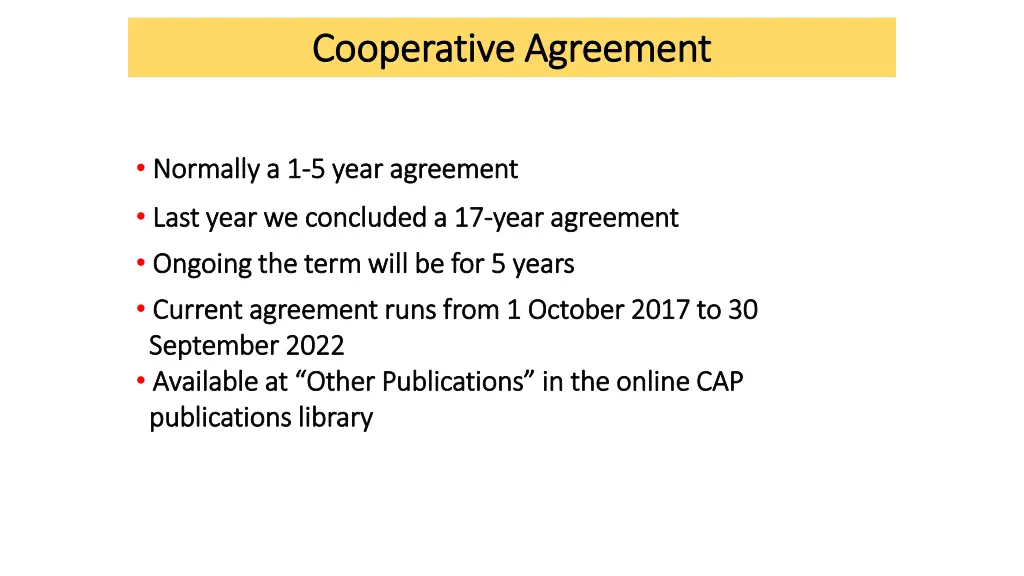 cooperative agreement cooperative agreement 2