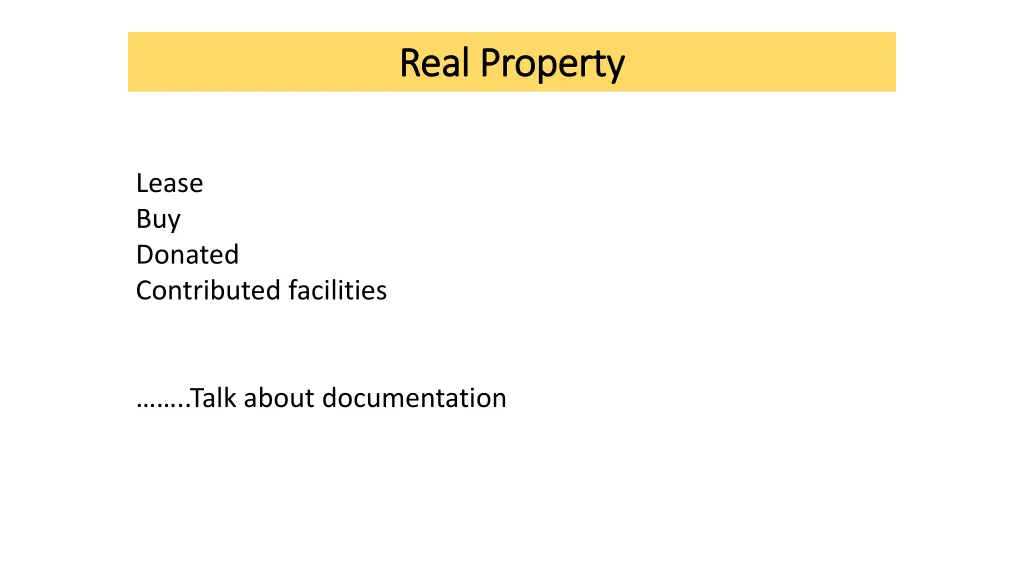 real property real property 2