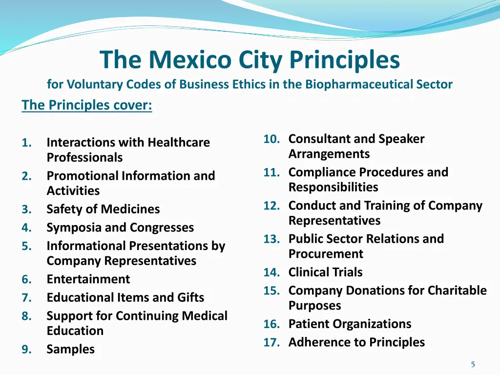 the mexico city principles for voluntary codes 2