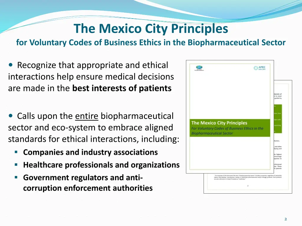 the mexico city principles for voluntary codes