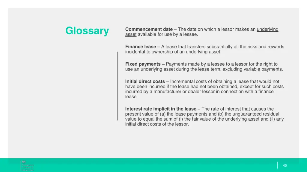 glossary