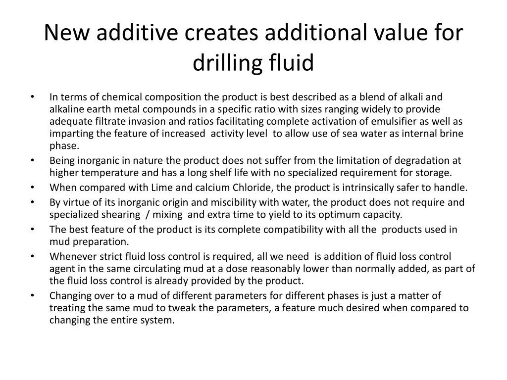 new additive creates additional value 3