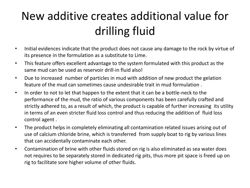 new additive creates additional value 4