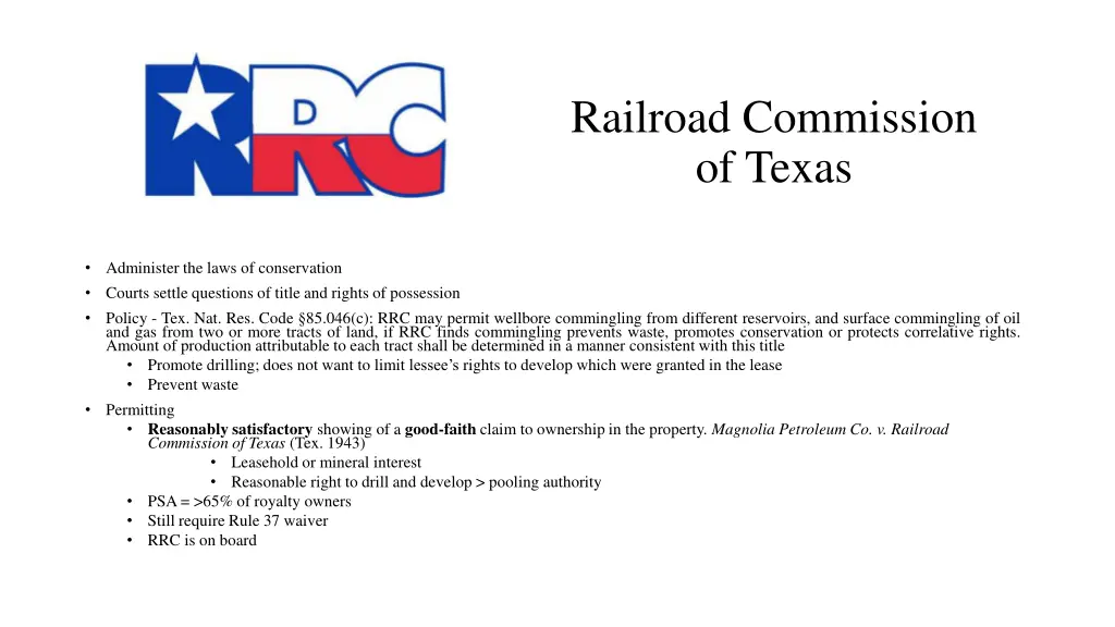 railroad commission of texas