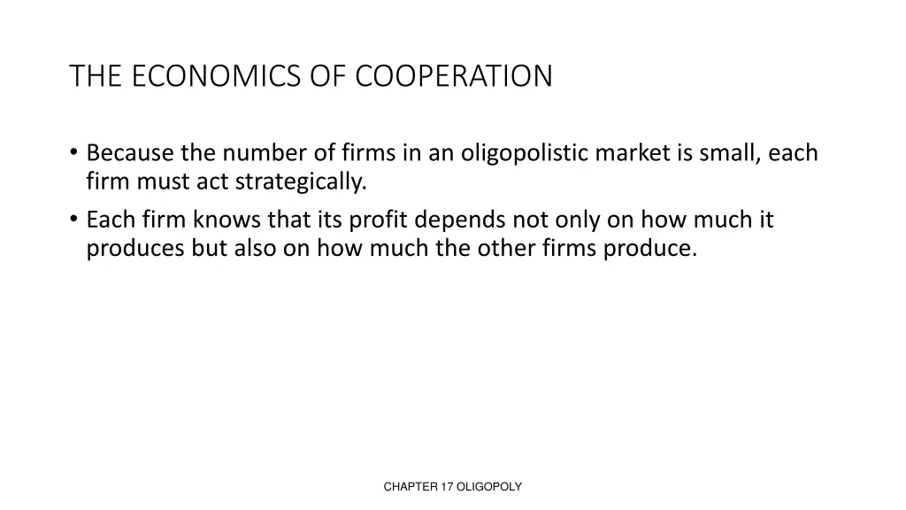 the economics of cooperation 1