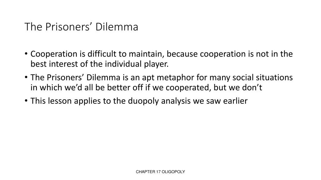 the prisoners dilemma 3