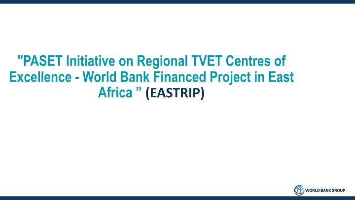 paset initiative on regional tvet centres