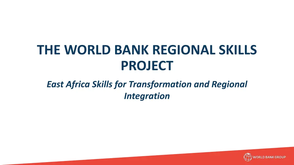 the world bank regional skills project