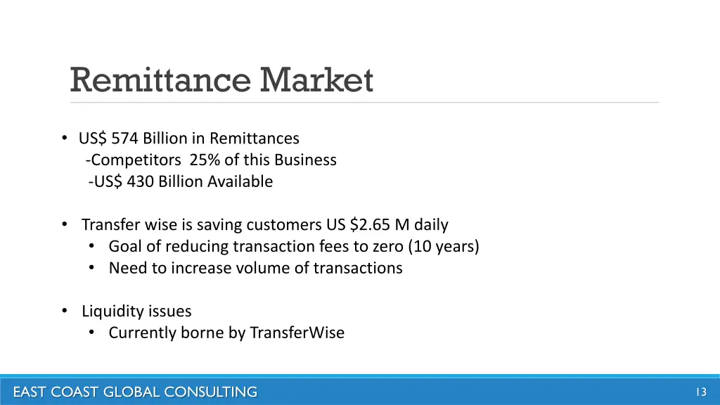 remittance market