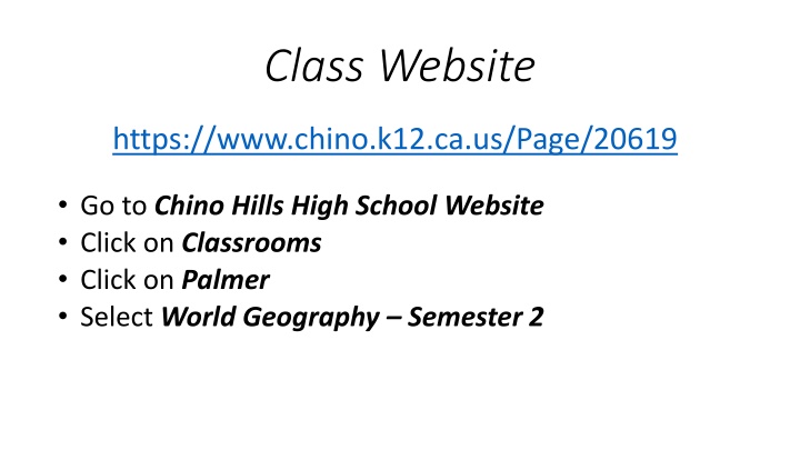 class website