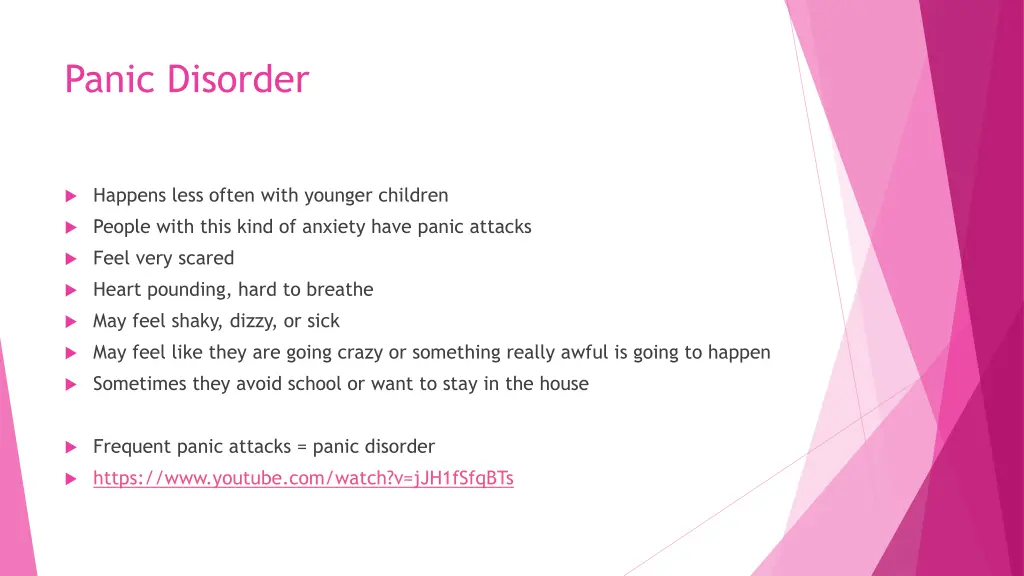 panic disorder