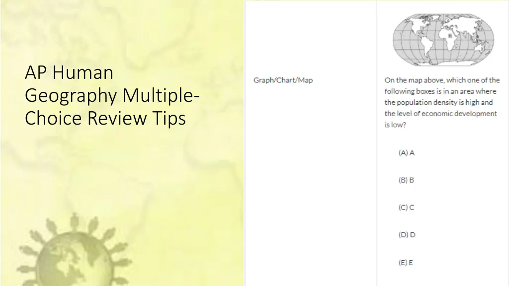 ap human geography multiple choice review tips 14