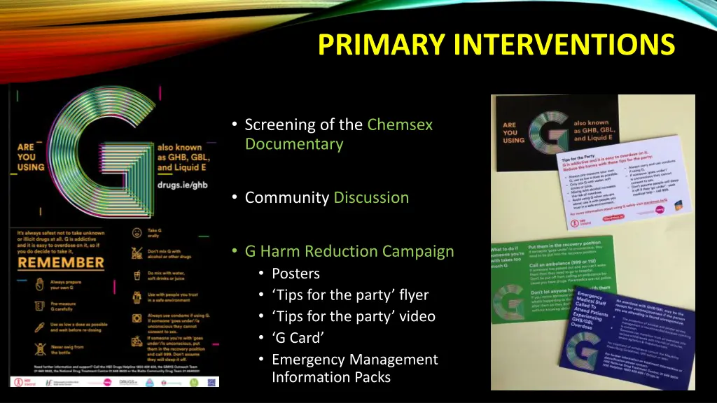 primary interventions