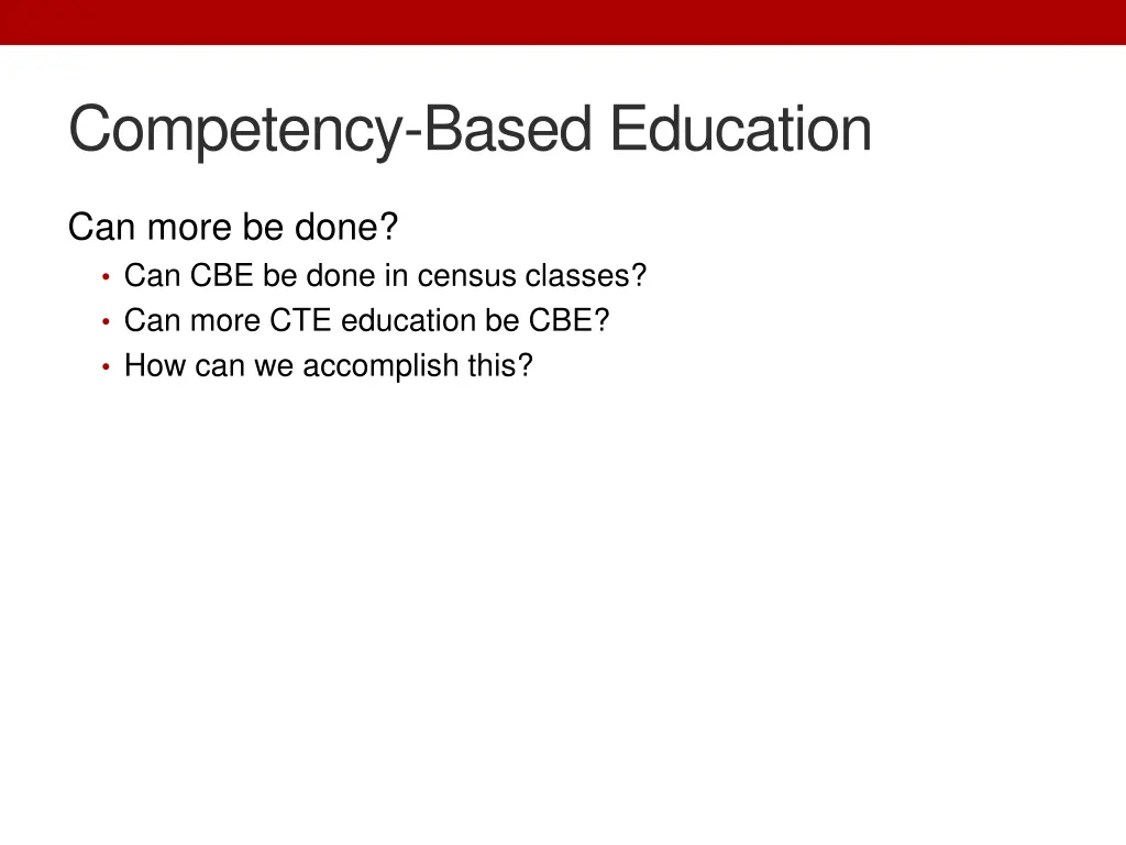 competency based education 5