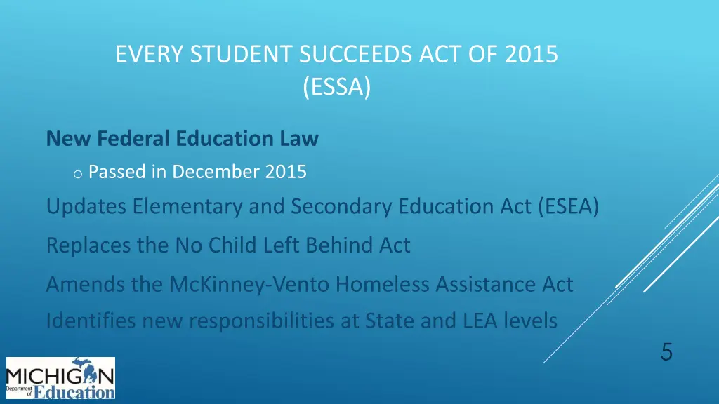 every student succeeds act of 2015 essa