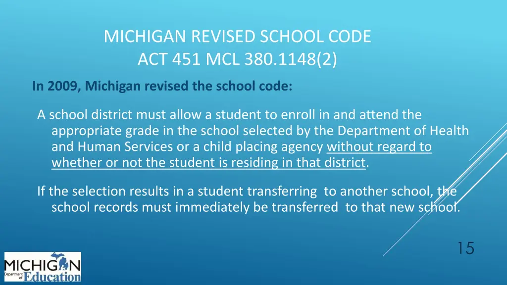 michigan revised school code act 451 mcl 380 1148