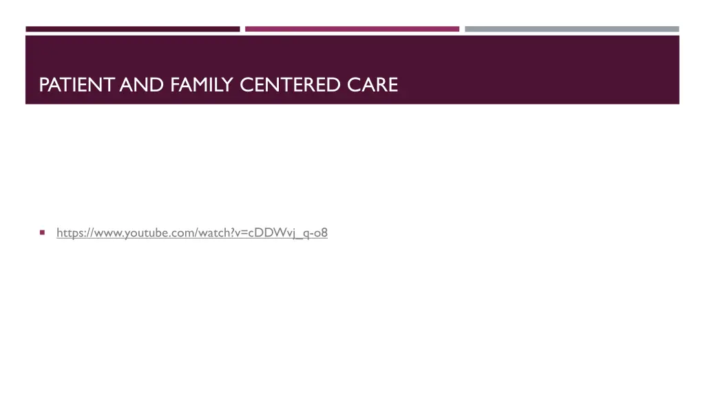 patient and family centered care