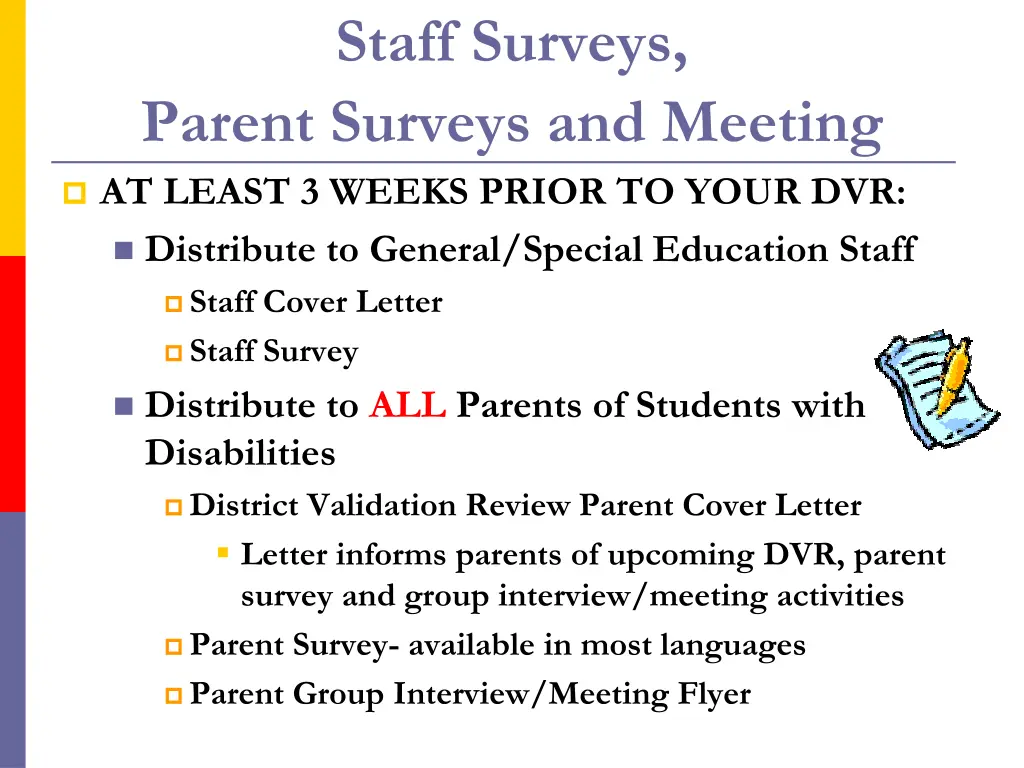 staff surveys