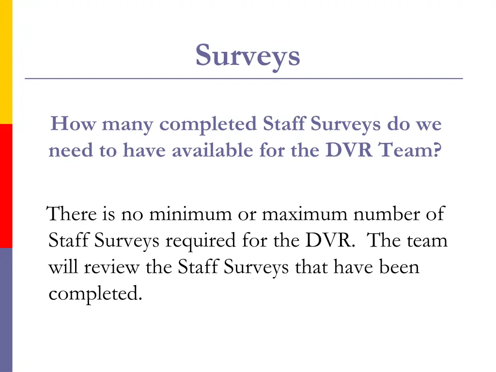 surveys 1