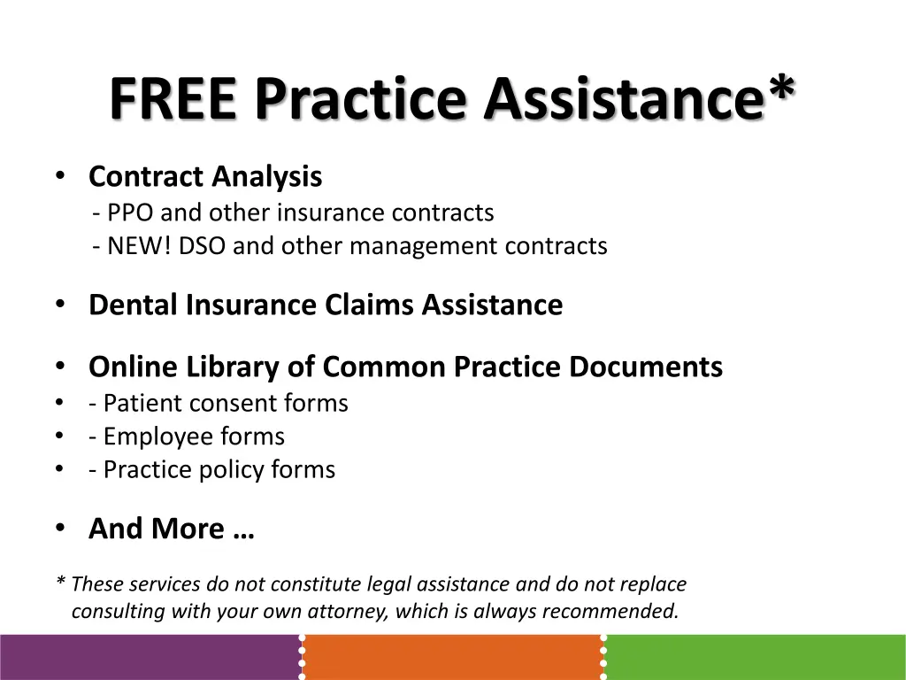 free practice assistance