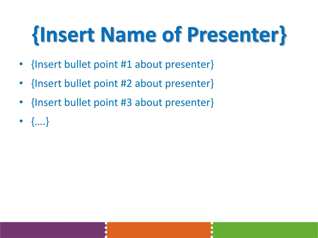 insert name of presenter