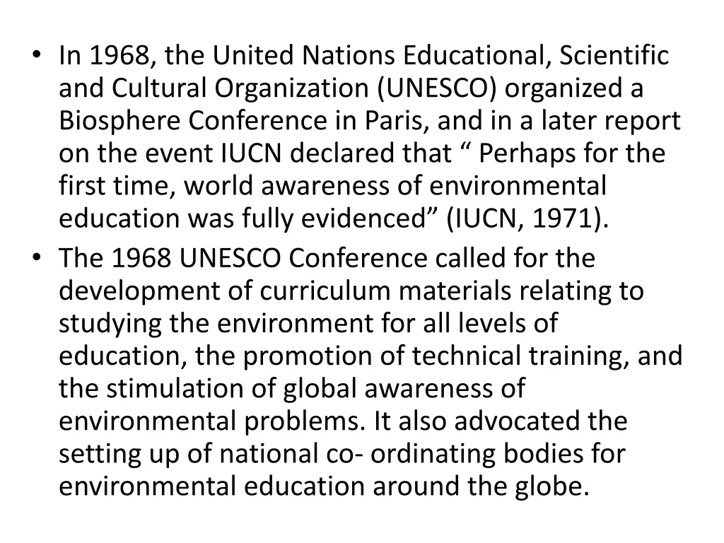 in 1968 the united nations educational scientific