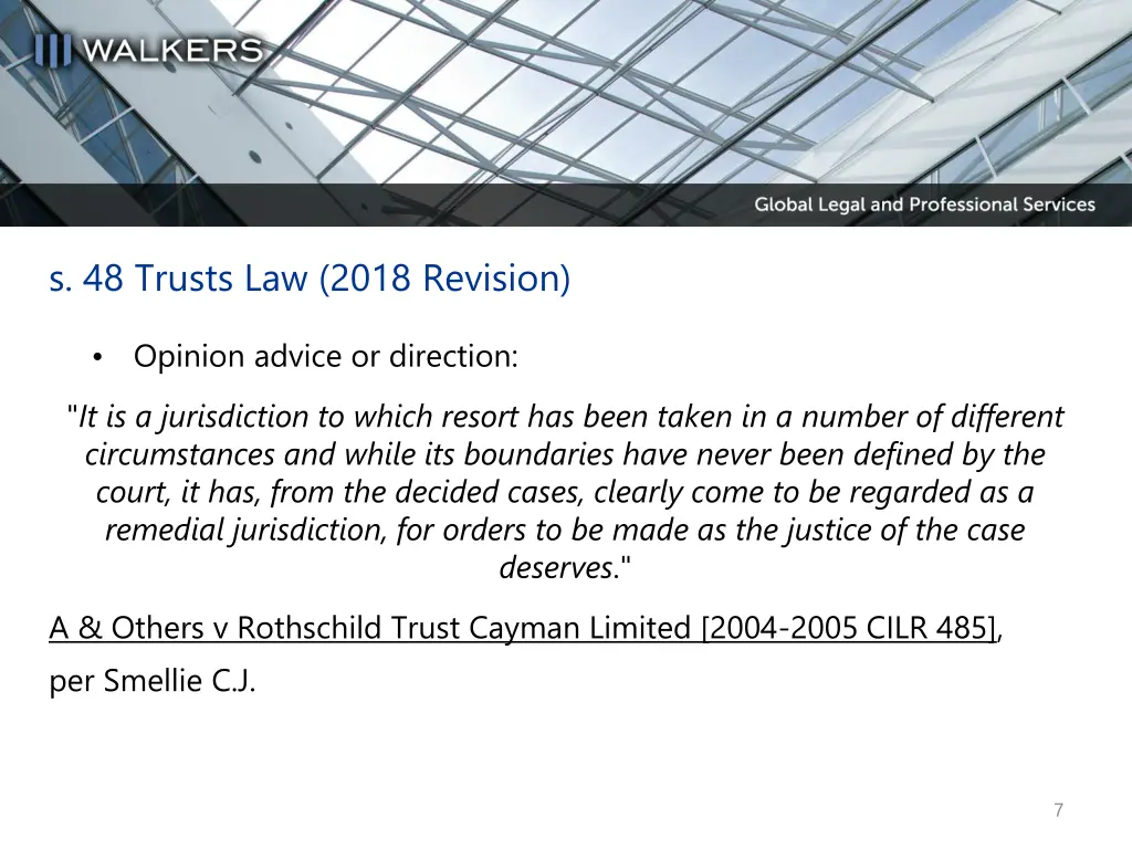 s 48 trusts law 2018 revision