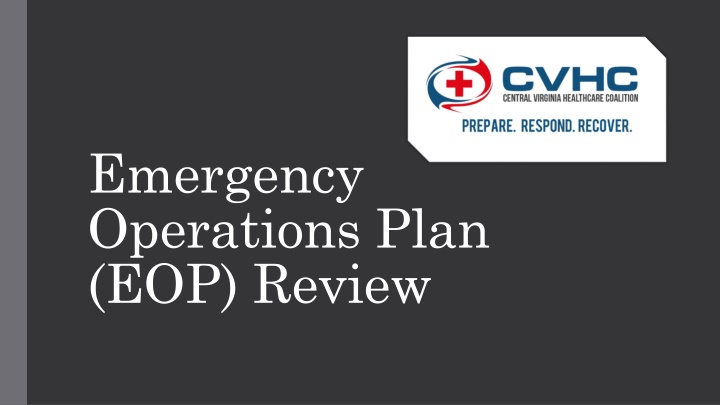 emergency operations plan eop review