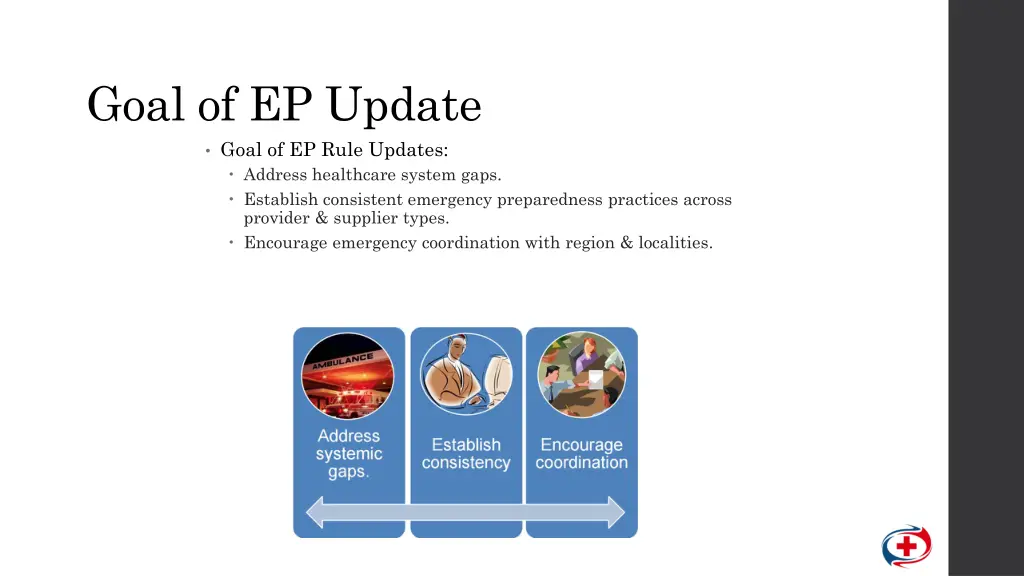 goal of ep update goal of ep rule updates address