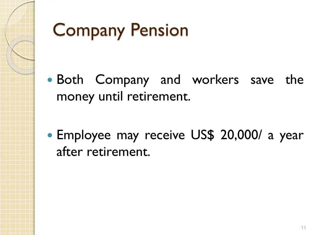 company pension