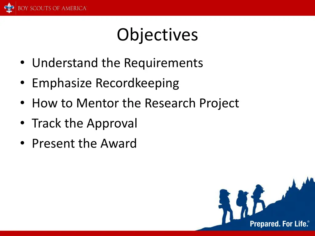 objectives