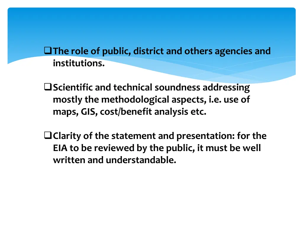 the role of public district and others agencies