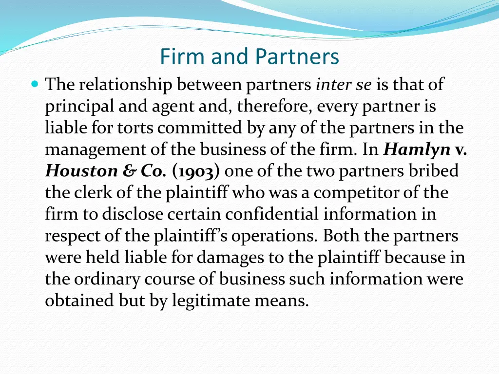 firm and partners