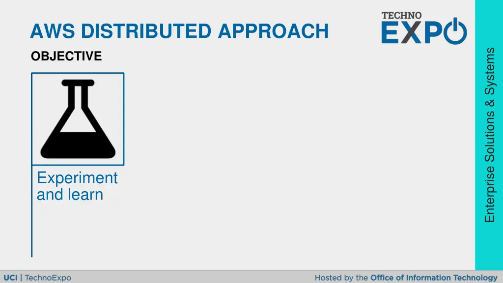 aws distributed approach objective