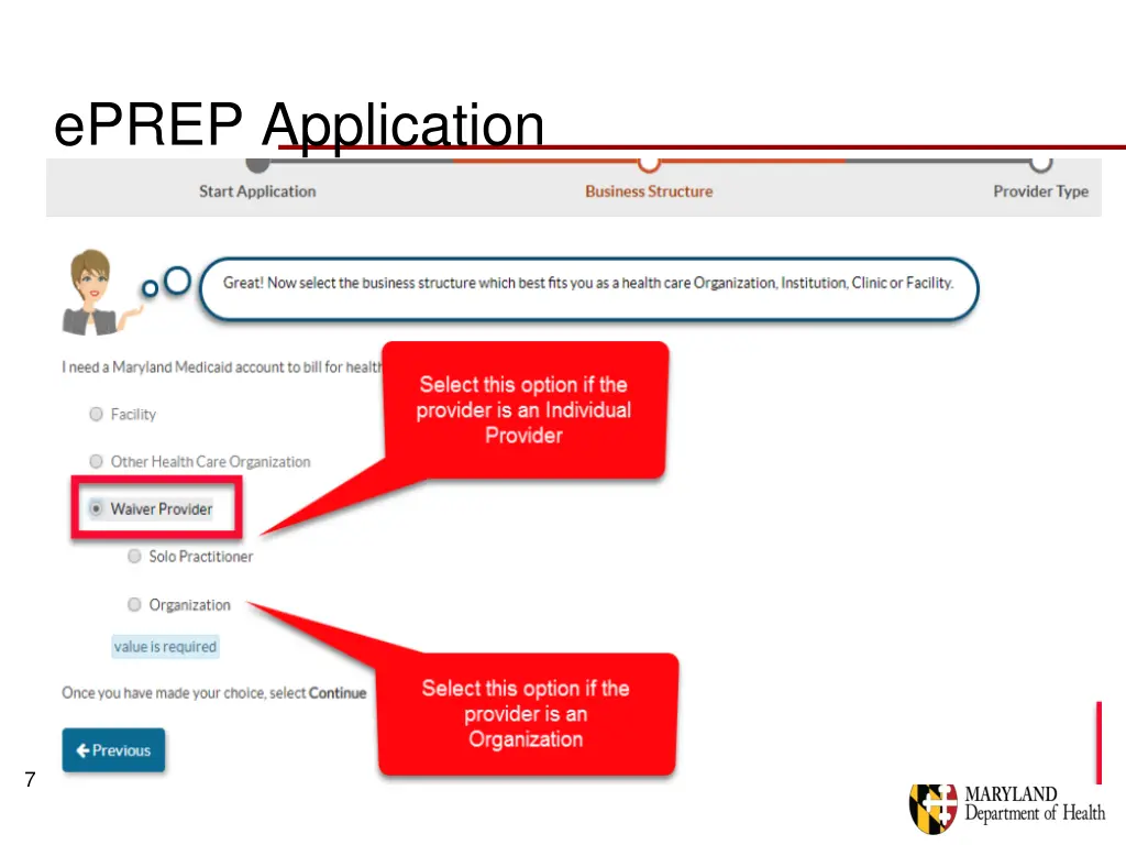 eprep application 1