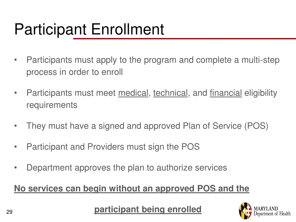 participant enrollment 1