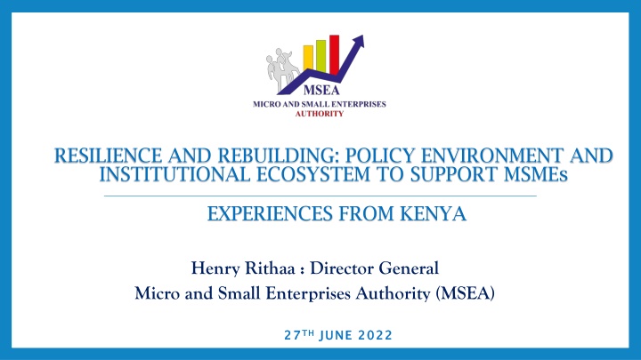 resilience and rebuilding policy environment